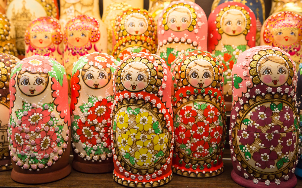 Souvenirs kopen in Sint Petersburg