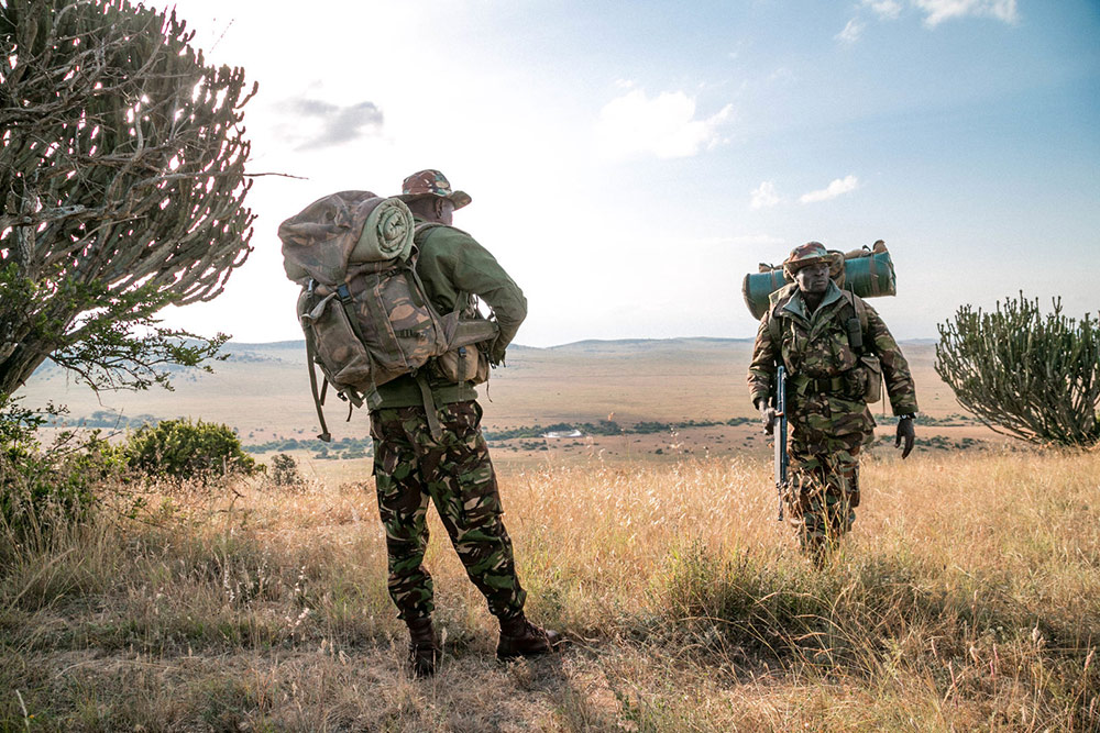Rangers in Borana, Kenia.