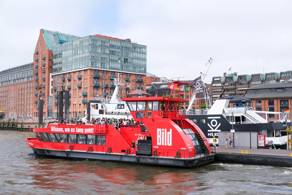 De Hamburg card is ook geldig voor de ferry. Stedentrip Hamburg, Duitsland, tips, bezienswaardigheden