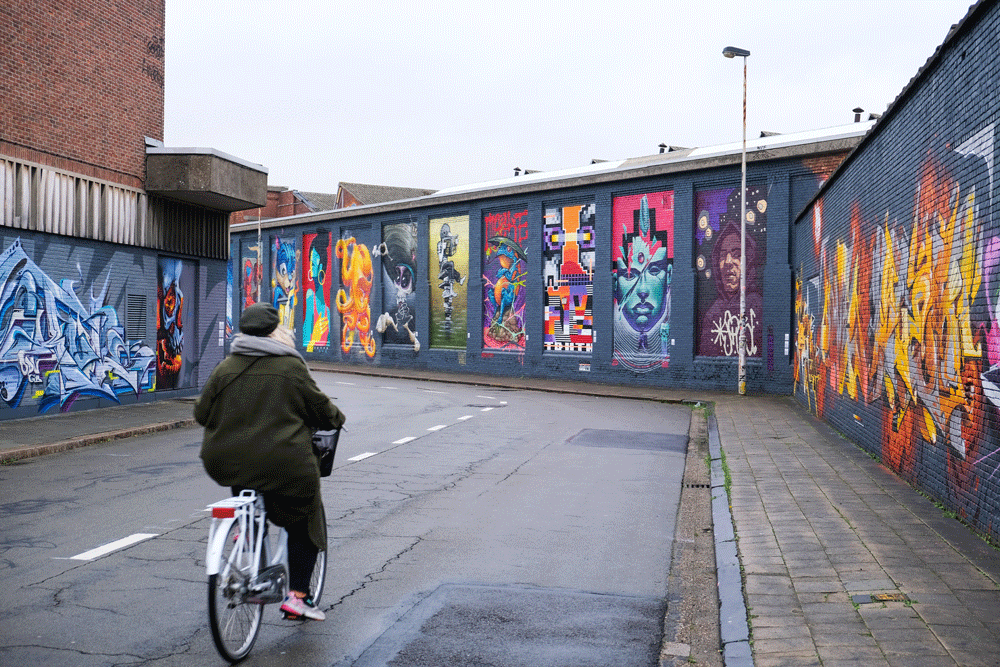 De Krugerstraat/Minkelersstraat vormen samen een street art walhalla. Stedentrip Antwerpen, Vlaanderen, Belgie, weekendje weg