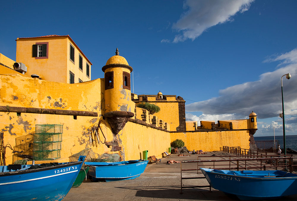 Het São Tiago fort in Funchal, Madeira